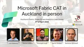 Fabric and Power BI Auckland User group recording -  Fabric CAT Updates of Fabric Conference