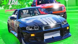 GTA 5: VIDA DE JOVEM - ELES ESTÃO COM O MEU SKYLINE E AGORA?! - #23
