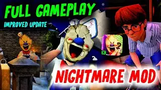 Ice Scream 2 Improved Update - NIGHTMARE MOD FULL GAMEPLAY