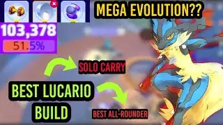 How to use Lucario Pokemon Unite | Lucario Best Builds | Lucario Guide Pokemon Unite