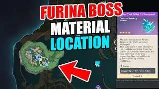 How to reach Hydro Tulpa | Furina ascension material boss location | genshin impact 4.2