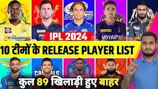 IPL 2024 All Teams Announce Full And Confirm Released Player List In Player Retention