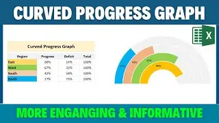 Create Curved Progress Chart in Excel - Quick Tutorial!