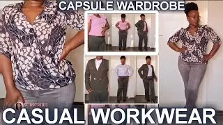 WINTER FRIENDLY CAPSULE WARDROBE | CASUAL OFFICE OUTFITS