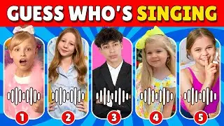 YouTubers Singing Quiz🎤🎶 | Guess YouTuber | Ninja Kidz TV, Royalty Family, Salish, Diana, Rebecca