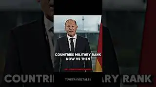 Countries Military Rank Now VS Then #history #geography #empire