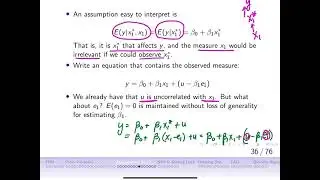 9.4b Measurement error in an explanatory variable