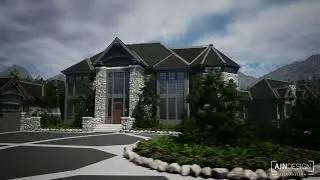 Mountain Mansion Unreal Engine 5 Cinematic Part 1: Exterior