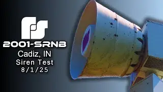 FS 2001-SRNB Siren Test - Alert - Cadiz, IN