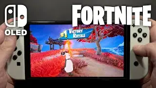 Fortnite on Nintendo Switch OLED 