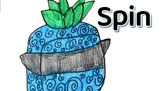 How to draw Spin | Blox Fruits Roblox 