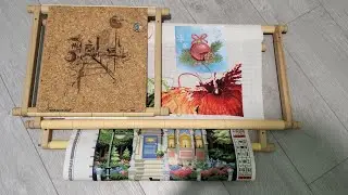 135. Вышивка крестом.  Начатые процессы.  Часть 1.