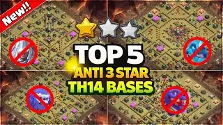 TOP 5! INSANE TH14 War Base 2026 | Town Hall 14 Anti 3 Star Layouts + Copy Link | Clash of Clans