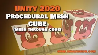 Procedural Mesh Cube (mesh thru code) Unity 2020