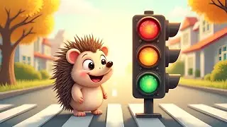 Песенка про светофор — Учим правила дорожного движения! |