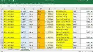 Excel: How to use the function AVERAGEIFS on the array criteria and return array result set in excel