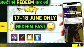 FREE FIRE REDEEM CODE TODAY 16 JUNE | FREE FIRE REDEEM CODE | FF REDEE