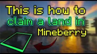 This is how to claim a land(rg) in Mineberry server.