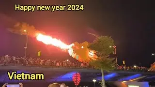 Vietnam. Danang. Dragon bridge. New year 2024. 🐉♥️