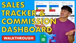 Sales and Commission Dashboard in Google Sheets & Data Studio for Solar Sales