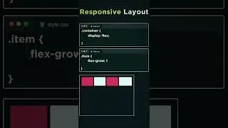 Responsive Layout using HTML CSS and JavaScript 