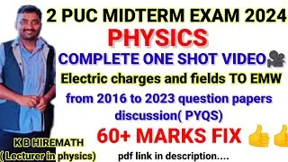2 puc physics midterm exam preparation strategy