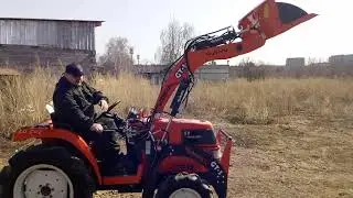 Самосъёмный кун Pashin. для мини трактора Kubota GT-3