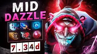ГАЙД НА МИДОВОГО ДАЗЛА | 7.34d | ДОТА 2 ТРЕНЕР