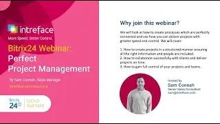 BITRIX24 WEBINAR: MASTER YOUR PROJECT MANAGEMENT 📊