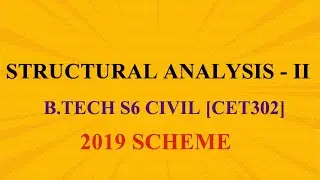 S6 CIVIL SA-2 ONLINE TUITION | CET302 | 2019 SCHEME