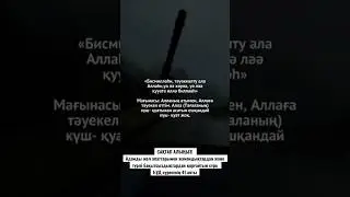 «Жол апатынан қорғайтын сүре» ҺУД сүресі 41-аят #һудсүресі#сүре#аят#41аят#дұға#дін#ислам