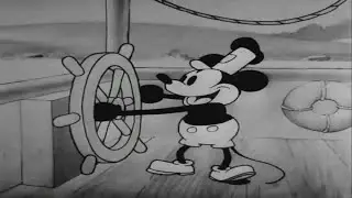 Mickey Mouse - Steamboat Willie / Full Screen