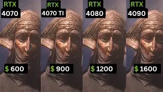 RTX 4070 vs RTX 4070 TI vs RTX 4080 vs RTX 4090