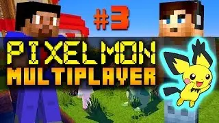 Minecraft Mods PIXELMON MULTIPLAYER - PIXELTOWN #3 with Vikkstar & Ali A (Minecraft Pokemon Mod)