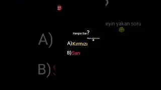 Beyin yakan soru😂
