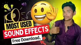 How to Download Sound Effects for FREE (100+ Sound Effects | ❤️