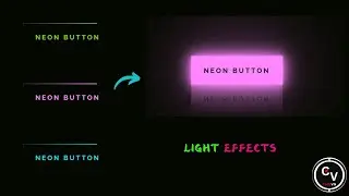 How to Create Neon Button Using Html & Css | Neon Buttons | Button Light Effects |