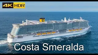 Costa Smeralda cruise ship tour in 4K