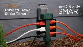 78428: myTouchSmart 6-Outlet Dusk-to-Dawn Stake Timer - Operation