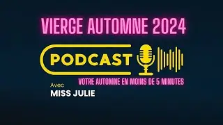 VIERGE ♍️ Votre automne 2024 résumé en moins de 5 minutes !
