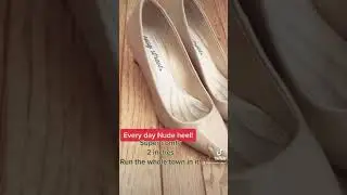 The everyday nude heels for girls! work, outing, professional/casual events 
