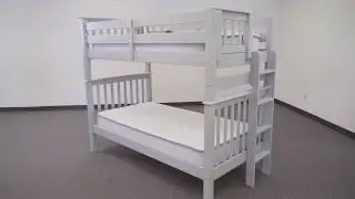 BK161EL Tall Twin over Twin Bunk Bed