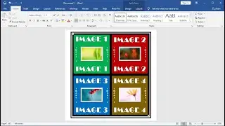 Insert Images and Text Into a Table in Word 2019