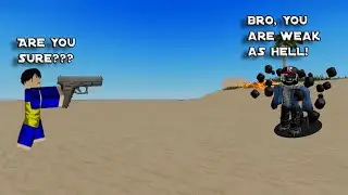 Destroying a Toxic Player that bullies other players in War Tycoon!