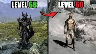 I played Skyrim, but every time I level.. I lose EVERYTHING