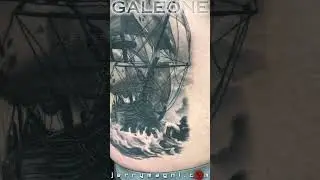 GALEONE - Black and Grey tattoo on ribs