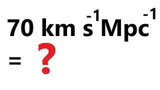 How to convert Hubble's constant to SI units and calculate the age of the universe