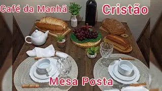 MESA POSTA CAFÉ DA MANHÃ DE PÁSCOA!