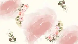 Fllower Bg Wedding Invitation Without Text | Ready Made | Background Video | Shree Graphics