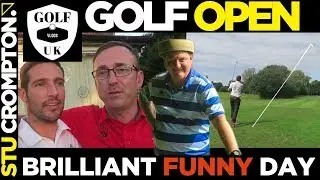 Golf vlogs uk open day, Hit with a golf ball, broken trolleys :)
